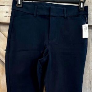 OLD NAVY HIGH RISE PIXIE SKINNY PANT SIZE 8 NAVY